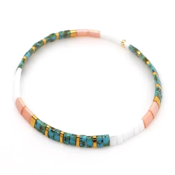 Acqua Diem Bora Bora Glass Band Bracelet