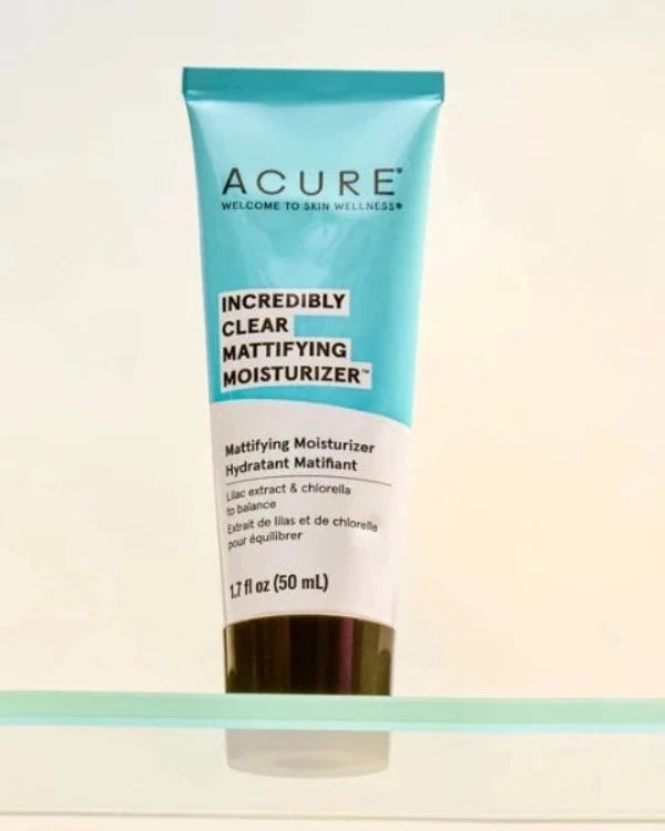 Acure Incredibly Clear Mattifying Moisturiser 50ml