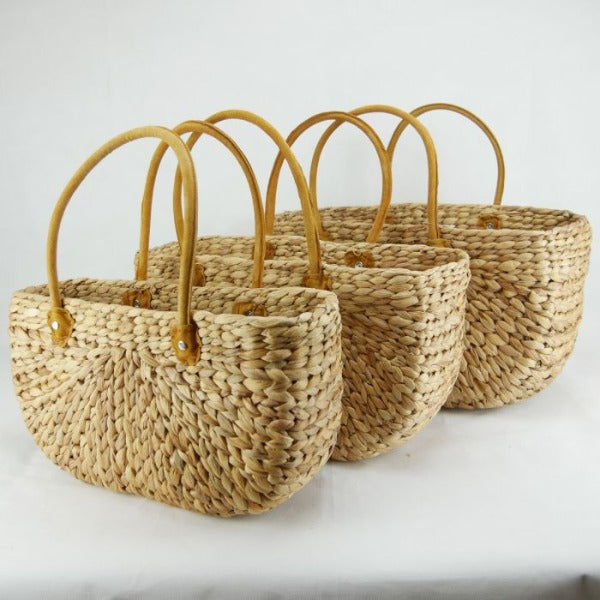 Back To Baskets Natural Water Hyacinth Rectangle Small