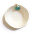 Caroline C Little Bowl Cream Aqua Tag ‘Love’