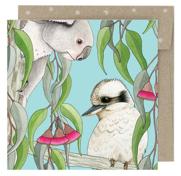 Earth Greeting Mini Card Gumtree Gang