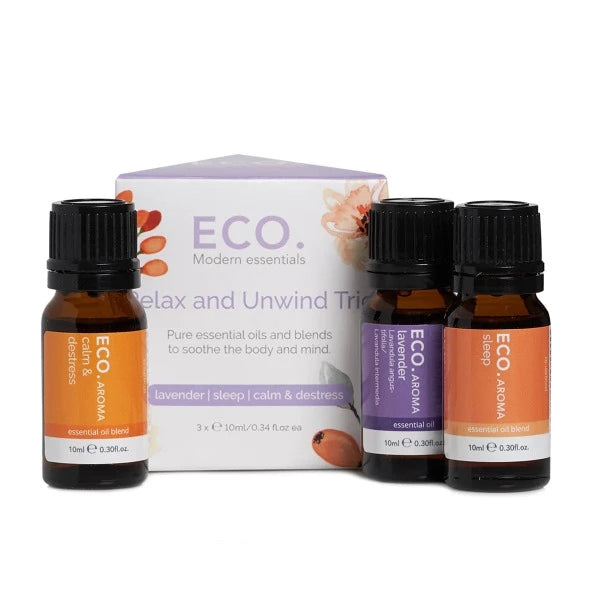 Eco Modern Essentials Essential Oil Trio Relax & Unwind 10ml