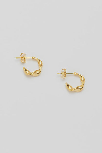 Estella Bartlett Twist Hoop Earrings Gold