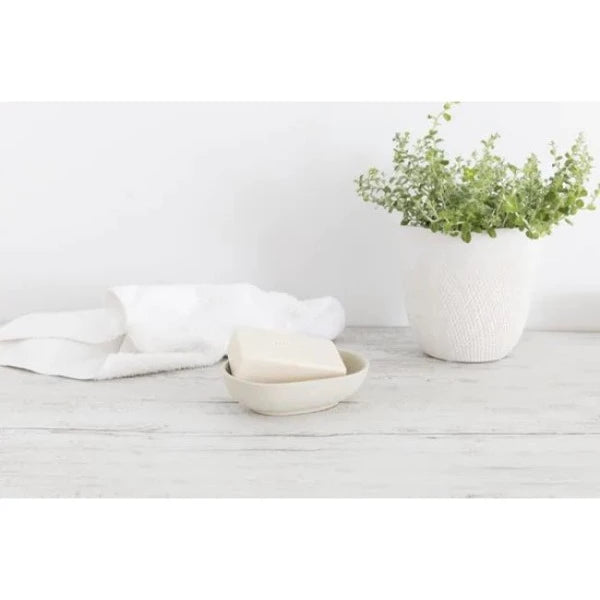 Flax Oval Bowl 14cm - cream