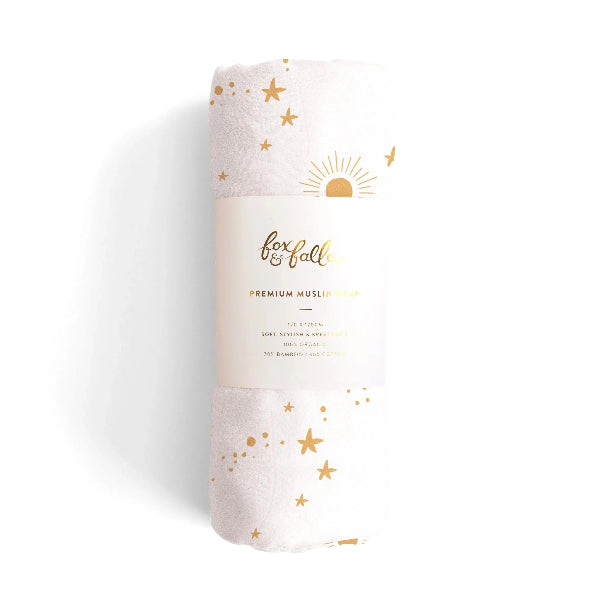 Fox & Fallow Organic Muslin Wrap Constellation