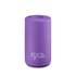 Frank Green 10oz Stainless Steel Ceramic Reusable Bottle Push Lid Cosmic Purple