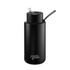 Frank Green 34oz Stainless Steel Ceramic Bottle with Straw Lid Midnight
