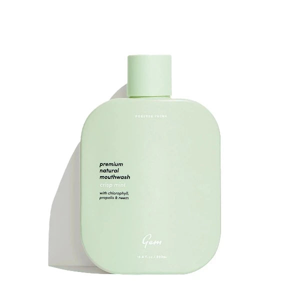 Gem Premium Natural Mouthwash Crisp Mint