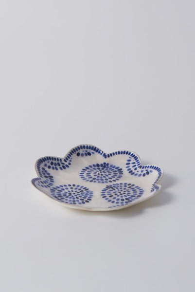 Jones & Co Atlantic Circle Dish Blue