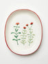 Jones & Co Blossom Red Dish