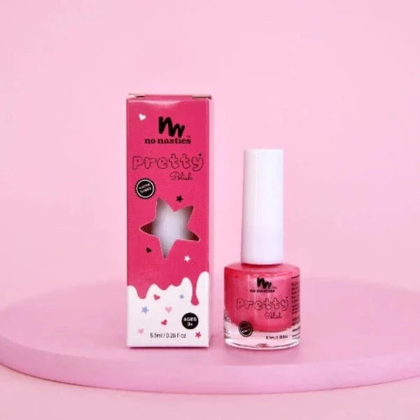 No Nasties Peelable Nail Polish Bright Pink
