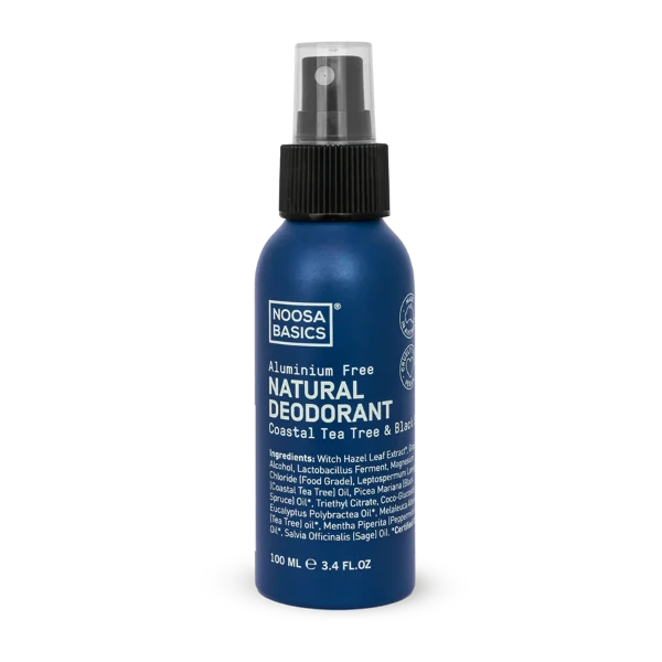 Noosa Basics Natural Deodorant Spray Coastal Tea Tree & Black Spruce