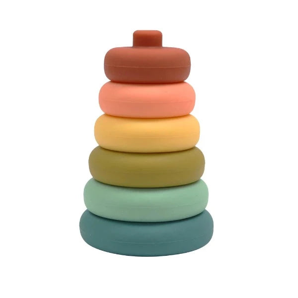 O.B Designs Silicone Stacker Tower | Cherry