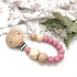 One Chew Three Silicone Dummy Holder Dusky Rose