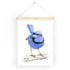 Popcorn Blue “Waru” the Splendid Fairy Wren Tea Towel
