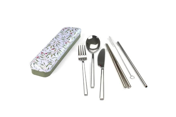 RETROKITCHEN Carry Your Cutlery - Eucalyptus Stainless