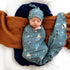 Snuggle Hunny Kids Baby Jersey Wrap & Beanie Set Rocket