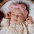 Snuggle Hunny Kids Topknot Headband Pink Fantasy