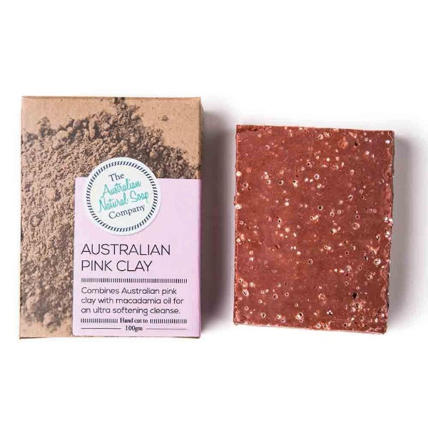 The Australian Natural Soap Co Pink Clay