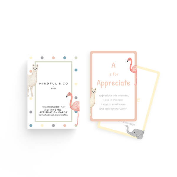 Mindful &amp; Co A-Z Mindful Affirmation Cards