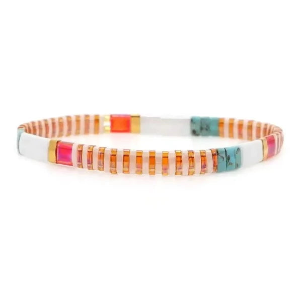 Acqua Diem Ibiza Glass Band Bracelet