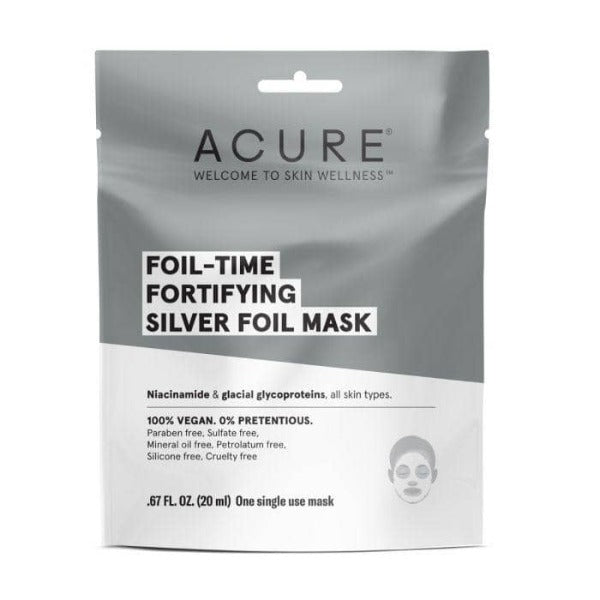 Acure Foil Time Firming Silver Foil Mask
