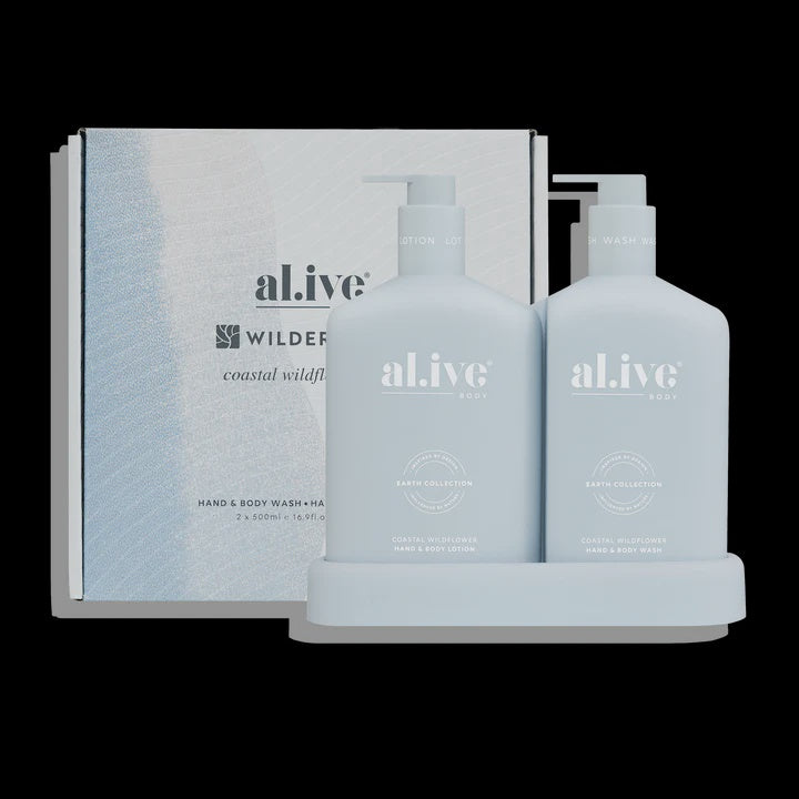 Al.ive Body Wilderlands Coastal Wildflower Hand &amp; Body Wash/Lotion Duo