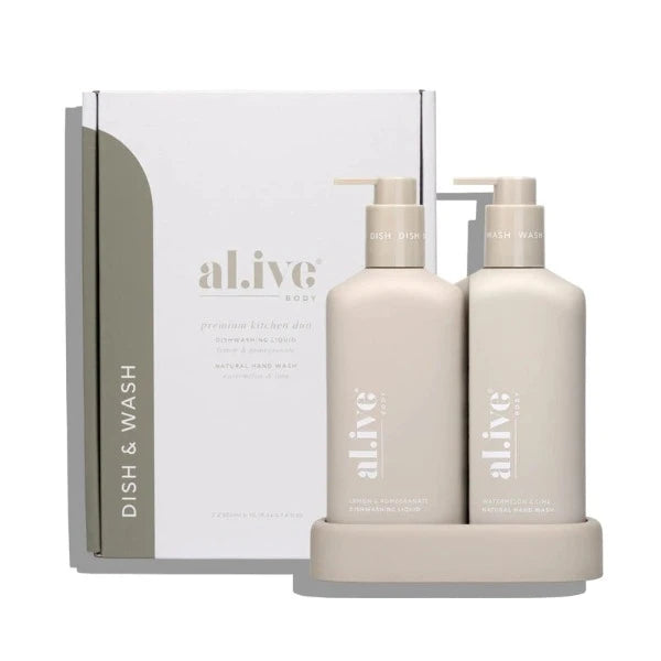 Al.ive Body Dishwashing Liquid &amp; Hand Wash Premium Kitchen Duo