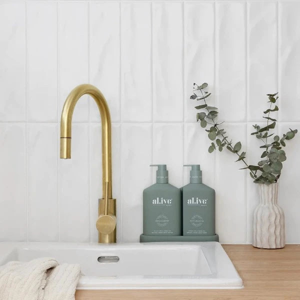 Al.ive Body Kaffir Lime & Green Tea Hand & Body Wash/Lotion Duo