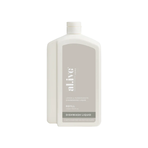 Al.ive Body 1 Litre Lemon &amp; Pomegranate Dishwashing Liquid Refill