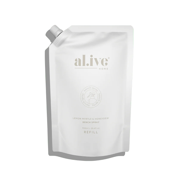 Al.ive Body 900ml Lemon Myrtle &amp; Honeydew Bench Spray Refill