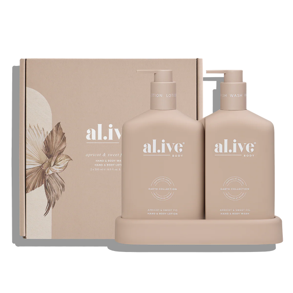 Al.ive Body Apricot &amp; Sweet Fig Hand &amp; Body Wash/Lotion Duo