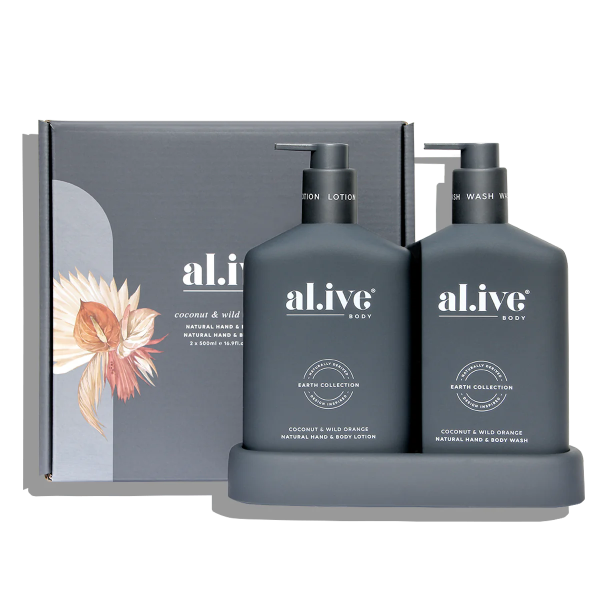 Al.ive Body Coconut &amp; Wild Orange Hand &amp; Body Wash/Lotion Duo
