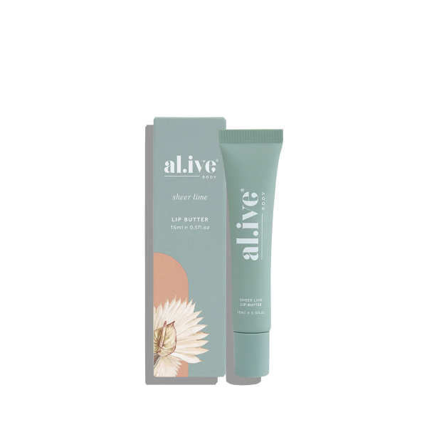 Al.ive Body Sheer Lime Lip Butter