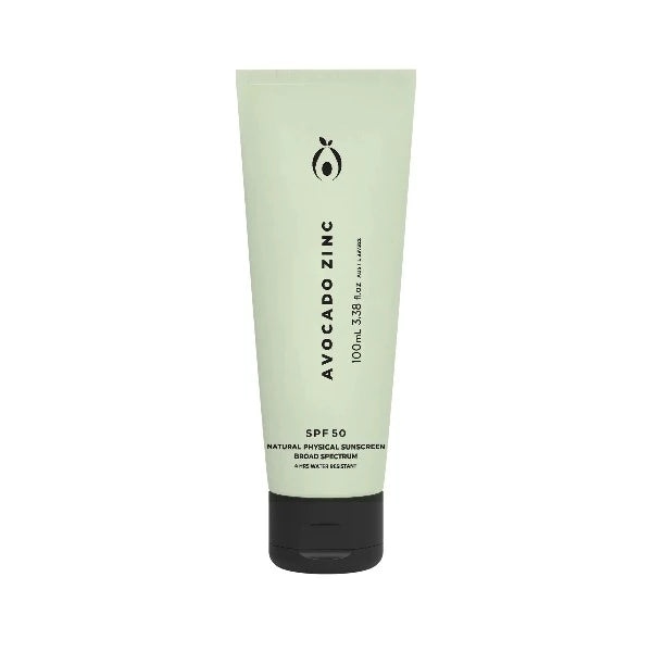 Avocado Zinc SPF 50 Natural Facial Sunscreen 100ml