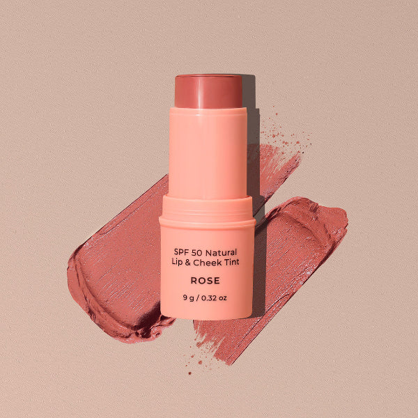 Avocado Zinc SPF 50 Natural Lip &amp; Cheek Tint Rose