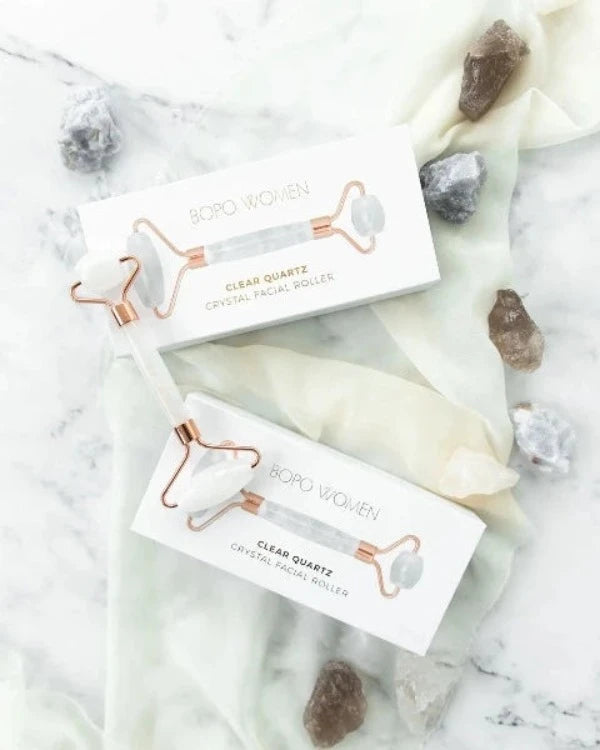 BOPO Women Clear Quartz Facial Roller