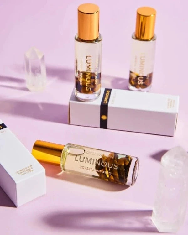 BOPO Women Crystal Infused Essential Oil Perfume Luminous