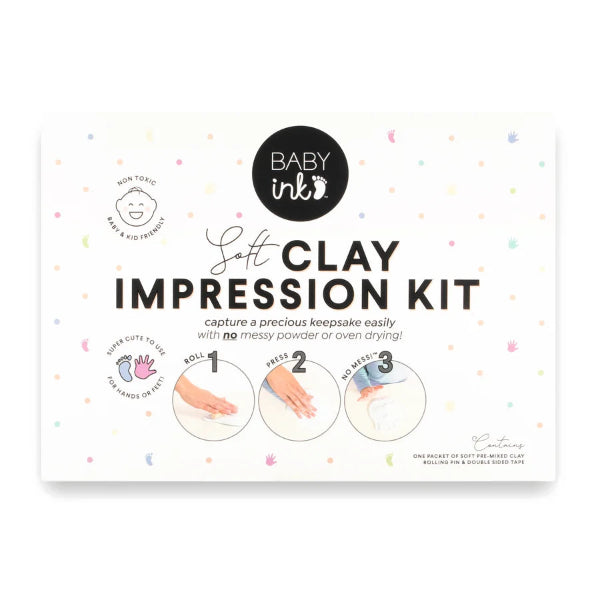 Babyink Soft Clay Impression Kit White