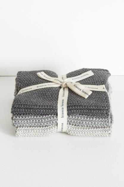 Bianca Lorenne Lavette Washers Grey set of 3