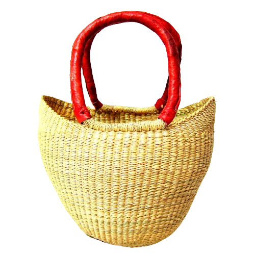 Bolga Basket Mini Shopper Natural