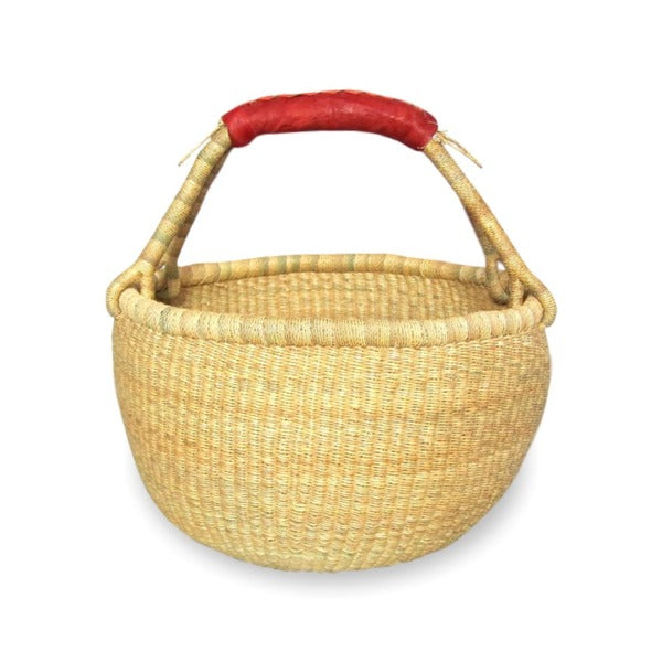 Bolga Basket Small Round Natural