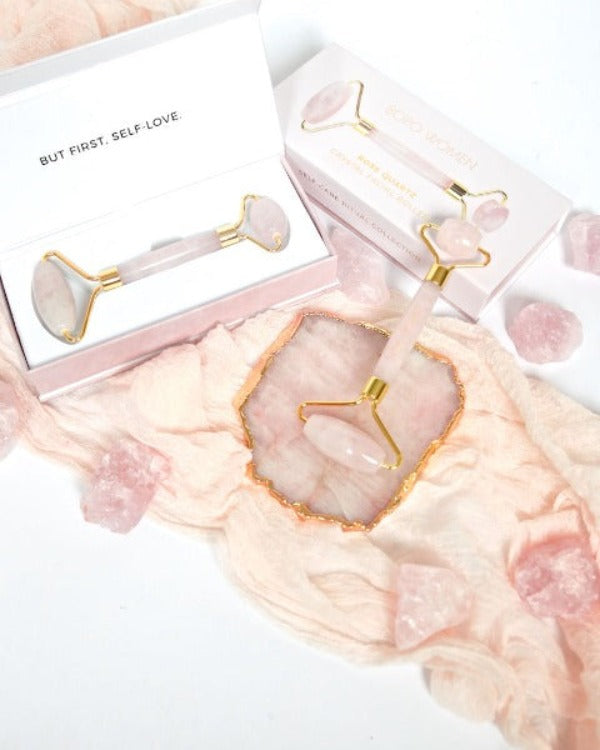 BOPO Women Rose Quartz Facial Roller