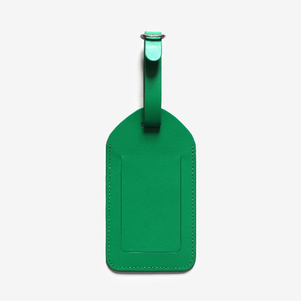 Corban &amp; Blair Leather Luggage Tag Green