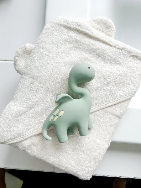 Diplo the Dino-Dragon Natural Rubber Teether Sage