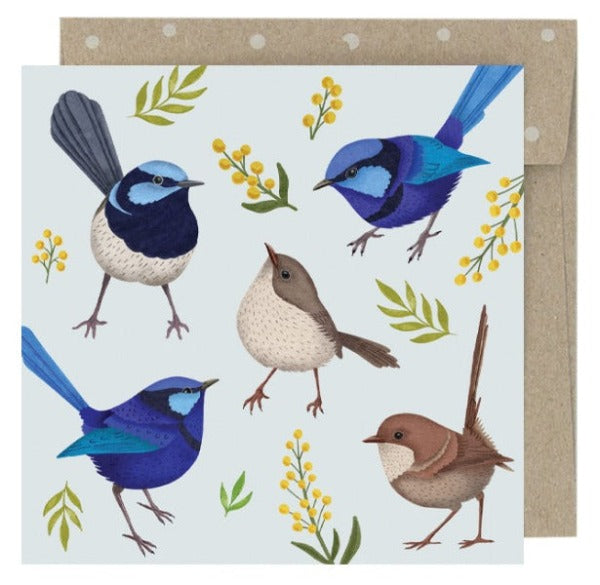 Earth Greeting Mini Card Fairy Wonderland
