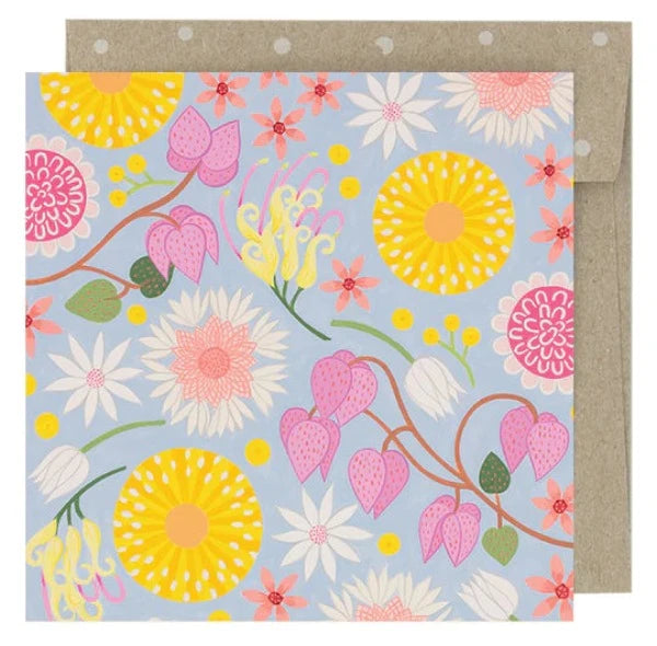 Earth Greetings Mini Card Wildflower Moorland