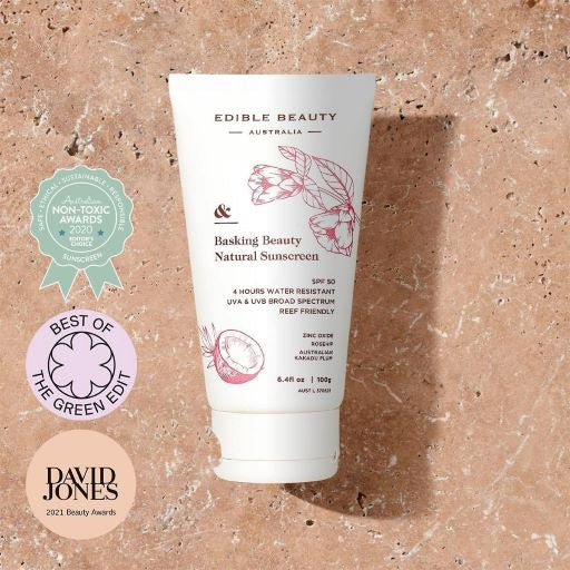 Edible Beauty Basking Beauty Natural Sunscreen SPF50