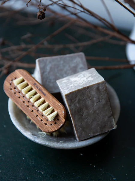 Est Chunky Olive Oil Soap Block Black Clay + Cypress &amp; Lemon