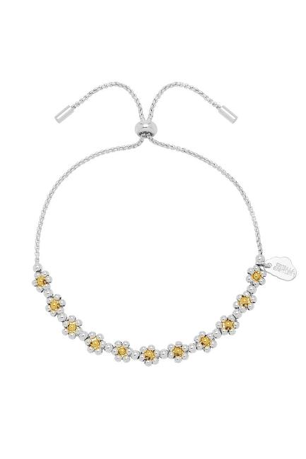 Estella Bartlett Daisy Chain Amelia Bracelet Silver Plated